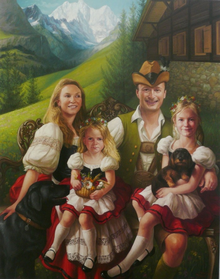 PORTRAIT DE LA FAMILLE MARC DE GUNZBURG