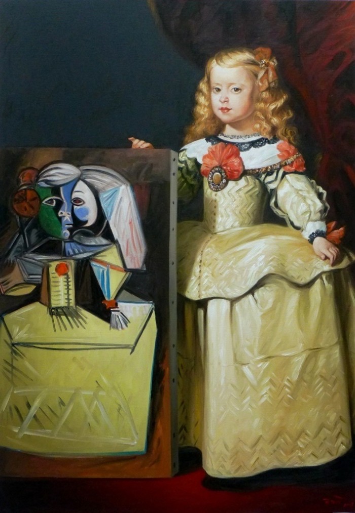 Infante Maria Margarita picasso oil on canvas 116 x 81 cm