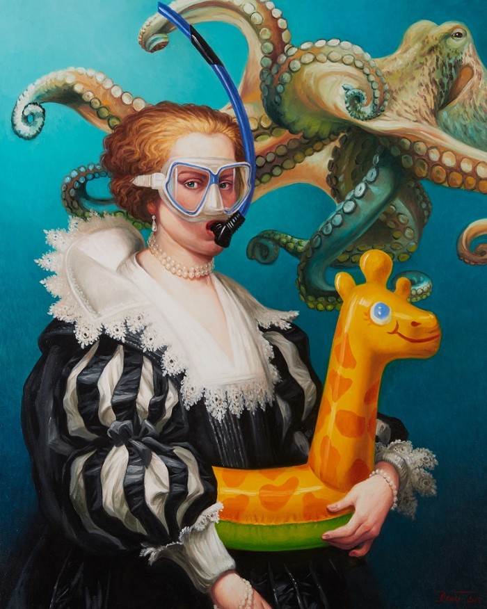 OCTOPUS – Oil on canvas 81 cm x 65 cm